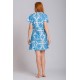 Rima-Beachwear 3131-01, Βαμβακερό Φόρεμα με σχέδιο, ΣΙΕΛ