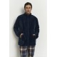 Promise H35073, Ανδρική Πυζάμα 3τμχ Interlock με Ζακέτα Fleece,   ΜΠΛΕ