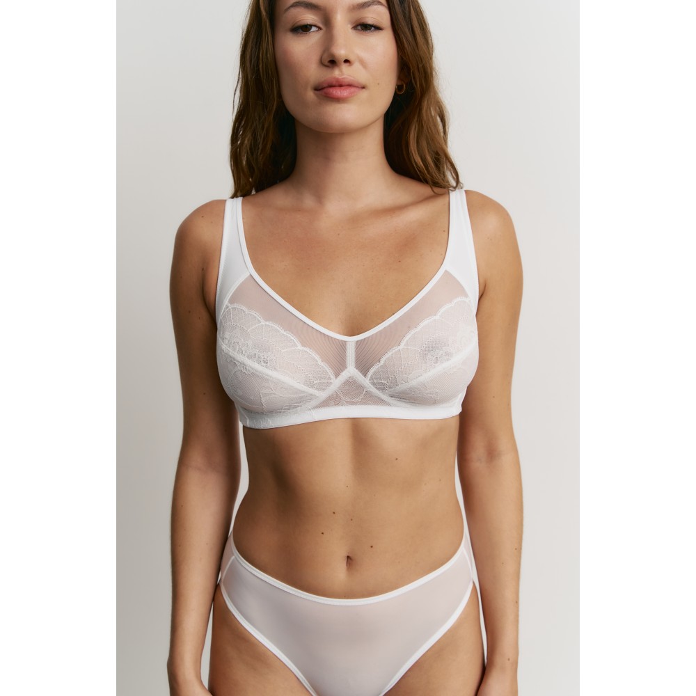 Promise W2021, Σουτιέν Δαντέλα Bralette χωρίς μπανέλα, ΑΣΠΡΟ
