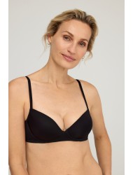Promise W1801, Σουτιέν Push Up χωρίς  μπανέλα, ΜΑΥΡΟ