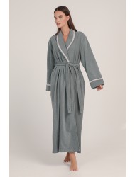 Μάξι Ρόμπα fleece PEN-KY LINGERIE 23999 με ζώνη, ΡΑΦ Μάξι Ρόμπα fleece PEN-KY LINGERIE 23999 με ζώνη, ΡΑΦ