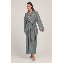 Μάξι Ρόμπα fleece PEN-KY LINGERIE 23999 με ζώνη, ΡΑΦ