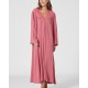 Pen-ky Lingerie, Florida 12698D1-633 Μάξι Νυχτικό με σούρα Υπερμεγέθη,  ΣΚΟΥΡΟ ΡΟΖ