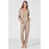Pen-ky Lingerie 33921D5-109, Γυναικείο Homewear SET από απαλό ύφασμα τύπου κασμίρ, ΜΟΚΑ