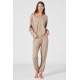 Pen-ky Lingerie 33921D5-109, Γυναικείο Homewear SET από απαλό ύφασμα τύπου κασμίρ, ΜΟΚΑ