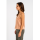 Pen-ky Lingerie 56020D5, Γυναικείο Τοπ Σατέν με λεπτό τιραντάκι, ΜΠΕΖ-ΣΟΜΟΝ
