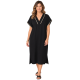 Pen-ky Lingerie 65331C3 CARMINA, Γυναικείο Καλοκαιρινό  Φόρεμα Βισκόζι, ΜΑΥΡΟ