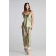 Pen-ky Lingerie 56020C5-95922C5, Γυναικείο Σετ Homewear με μακρύ παντελόνι και Τοπ, MENTA