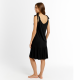 Pen-ky Lingerie 11791C3, Γυναικείο Μίνι Φορεματάκι με βολάν ΜΑΥΡΟ