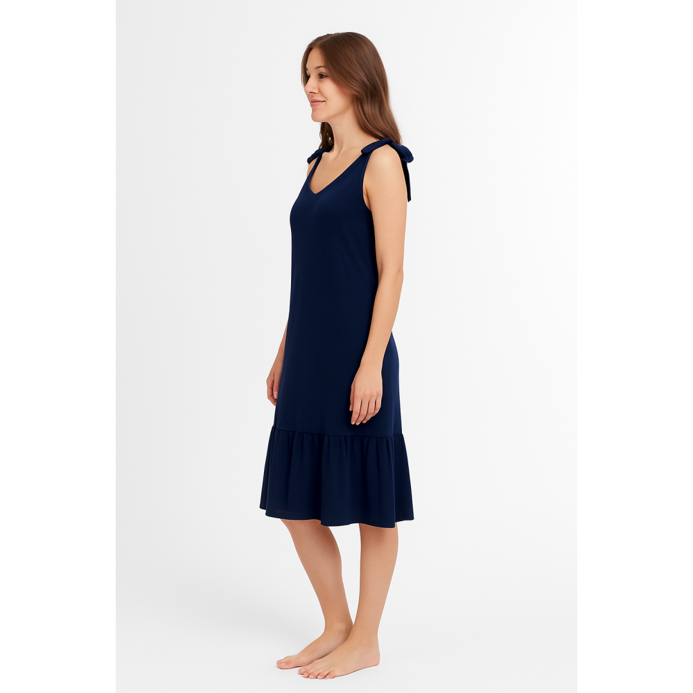 Pen-ky Lingerie 11791C3, Γυναικείο Μίνι Φορεματάκι με βολάν ΜΠΛΕ