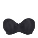 PrimaDonna Satin 0161331 Strapless για μεγάλο στήθος,  χωρίς επένδυση και ραφές ΜΑΥΡΟ