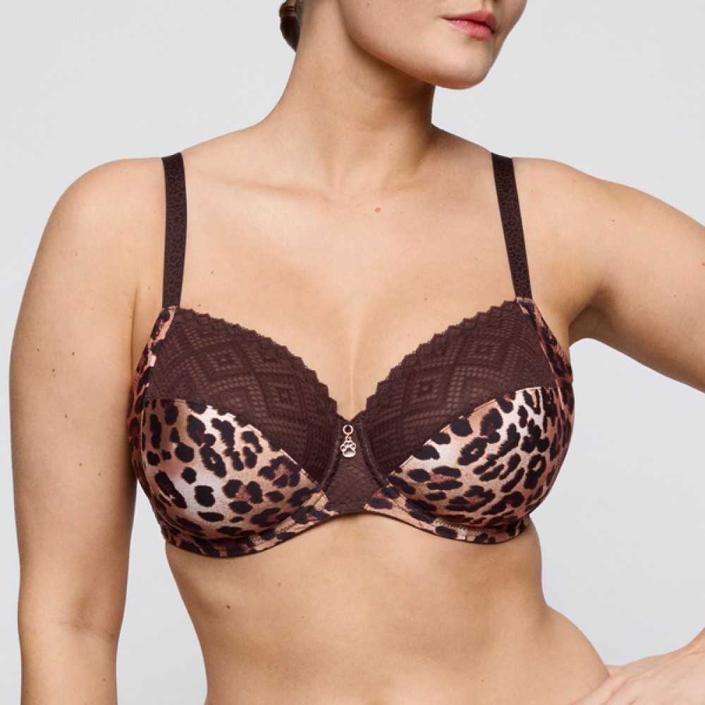 PrimaDonna,  Giganni 0142620 Σουτιέν Full Cup με μπανέλα για μεγάλο στήθος, ANIMAL PRINT