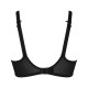 PrimaDonna Sheary 0142644, Γυναικείο Σουτιέν με βαθύ ντεκολτέ Half Padded Plunge Bra, ΜΑΥΡΟ