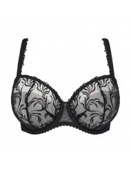 PrimaDonna, Solisse  0163642 Σουτιέν Balcony Bra με μπανέλα για μεγάλο στήθος, ΜΑΥΡΟ