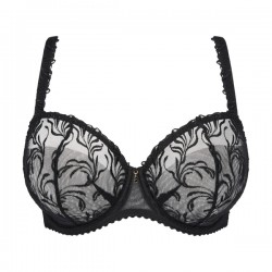 PrimaDonna, Solisse  0163642 Σουτιέν Balcony Bra με μπανέλα για μεγάλο στήθος, ΜΑΥΡΟ