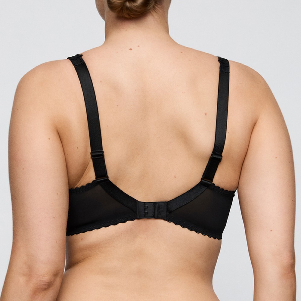 PrimaDonna, Solisse  0163642 Σουτιέν Balcony Bra με μπανέλα για μεγάλο στήθος, ΜΑΥΡΟ