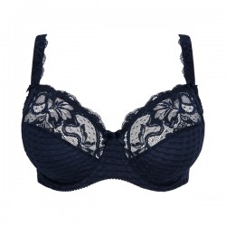PrimaDonna Madison 0162121-VEL  Σουτιέν Full Cup για μεγάλο στήθος με μπανέλα, VELVET BLUE