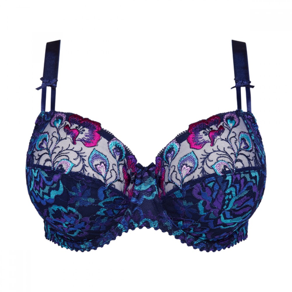 PrimaDonna San Angel 0163490-WBL  Σουτιέν Full Cup για μεγάλο στήθος με μπανέλα, WATER BLUE