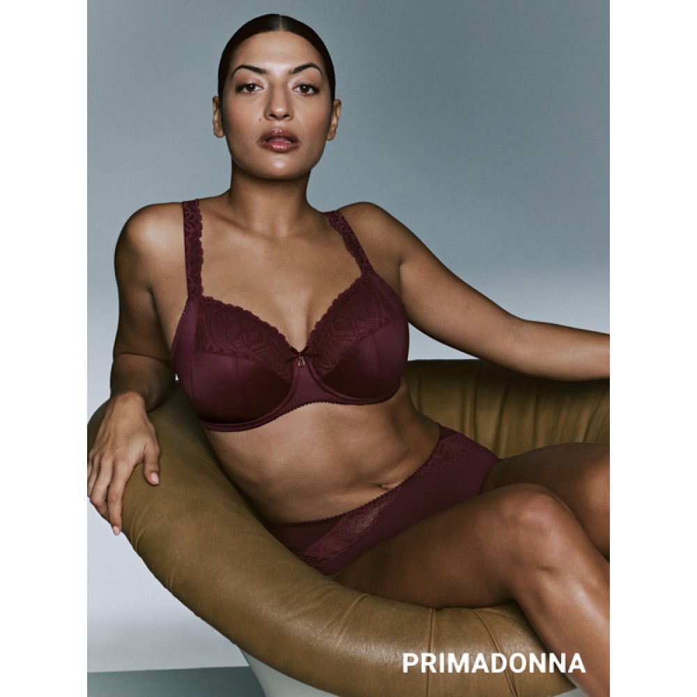 PrimaDonna SALERNO 0163530-EVR,  Σουτιέν Full Cup για μεγάλο στήθος, με μπανέλα, EVENING RED