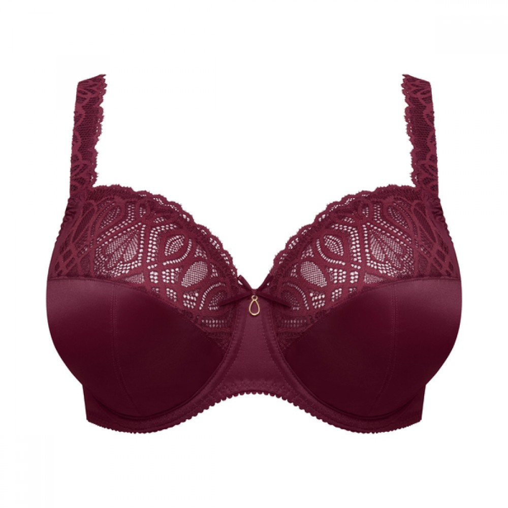 PrimaDonna SALERNO 0163530-EVR,  Σουτιέν Full Cup για μεγάλο στήθος, με μπανέλα, EVENING RED