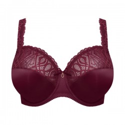 PrimaDonna SALERNO 0163530-EVR,  Σουτιέν Full Cup για μεγάλο στήθος, με μπανέλα, EVENING RED