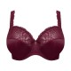 PrimaDonna SALERNO 0163530-EVR,  Σουτιέν Full Cup για μεγάλο στήθος, με μπανέλα, EVENING RED