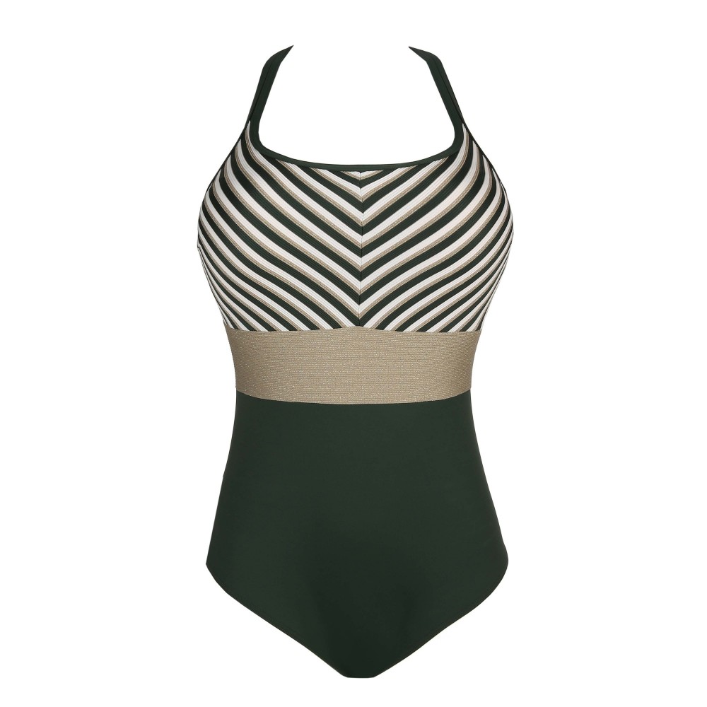 Oλόσωμο  PrimaDonna 4009638 Swim La Concha Malachite  για μεγάλο στήθος