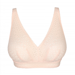 PrimaDonna Montara 0163386-CRP Bralette χωρίς μπανέλα από φινετσάτη δαντέλα  ΑΠΑΛΟ ΡΟΖ