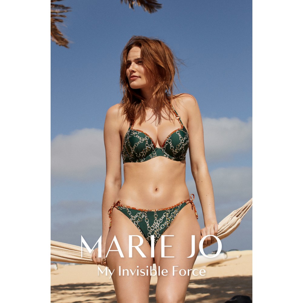 Marie Jo Padded Bikini Top, TAZAR 1006516, Γυναικείο Σουτιέν Μαγιό με προφορμάρισμα και μπανέλα, MALACHITE