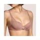 Andres Sarda Switzer 3311116-VIR, Σουτιέν Push Up με μπανέλα και διαφάνεια, ΣΑΠΙΟ ΜΗΛΟ