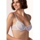 Andres Sarda TYNG 3311810, Σουτιέν Δαντέλα με μπανέλα και λεπτή τιράντα, ΑΣΠΡΟ