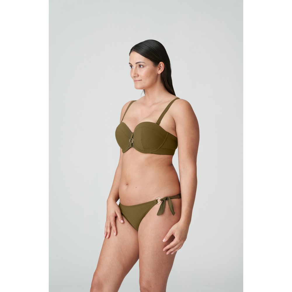 PrimaDonna Bikini Briefs Waist Ropes, Sahara 4006353-OLI, Κυλοτάκι Μαγιό με κρίκο που δένει στο πλάι, OLIVE