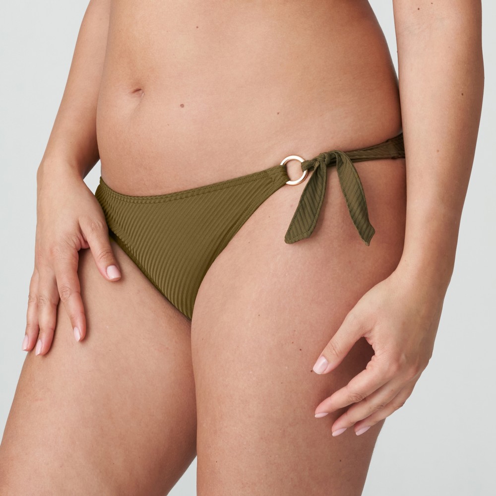 PrimaDonna Bikini Briefs Waist Ropes, Sahara 4006353-OLI, Κυλοτάκι Μαγιό με κρίκο που δένει στο πλάι, OLIVE