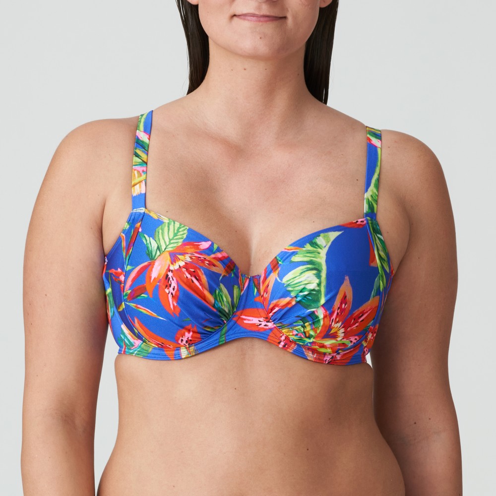 PrimaDonna Bikini Top Full Cup Latakia 4011110, Σουτιέν Μαγιό με  μπανέλα για μεγάλο στήθος , TROPICAL RAINFOREST