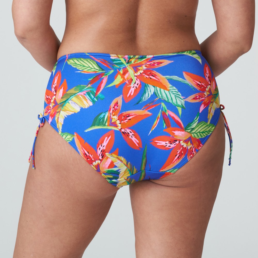 PrimaDonna Bikini Full Brief Latakia 4011152, Κυλοτάκι Μαγιό Ψηλόμεσο με κορδόνι που σουρώνει, TROPICAL RAINFOREST