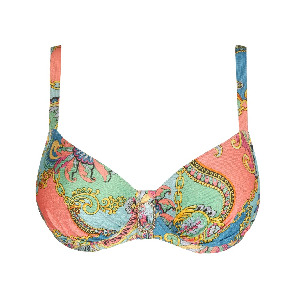 PrimaDonna Bikini Top Full Cup Celaya 4011210, Σουτιέν Μαγιό για μεγάλο στήθος με μπανέλα, ITALIAN CHIC