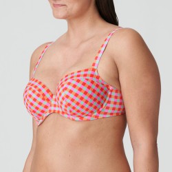 PrimaDonna Bikini Top Full Cup Marival 4011710, Σουτιέν Μαγιό για μεγάλο στήθος σε ρετρό style,  OCEAN POP