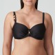 PrimaDonna Bikini Top Full Cup Barrani 4011410, Σουτιέν Μαγιό για μεγάλο στήθος με κοκάλινα διακοσμητικά, ROAST COFFEE