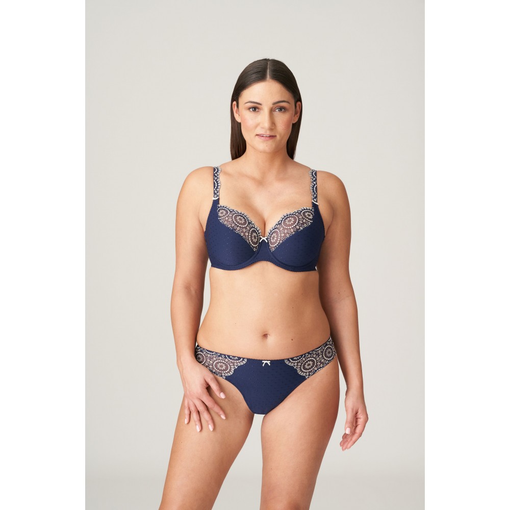 PrimaDonna Osino 0163314-SAF Balcony Bra Tulip Seam, Σουτιέν για μεγάλο στήθος, cup E, F, ΜΠΛΕ