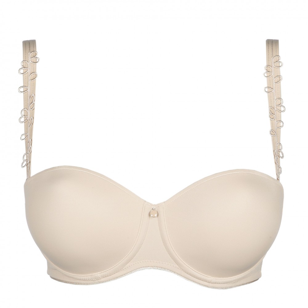 PrimaDonna Perle 0162349, Strapless Σουτιέν προφορμαρισμένο χωρίς ραφές  με φαρδύ πλαϊνό, ΜΠΕΖ