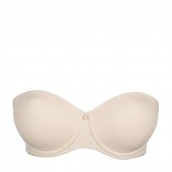 PrimaDonna Perle 0162349, Strapless Σουτιέν προφορμαρισμένο χωρίς ραφές  με φαρδύ πλαϊνό, ΜΠΕΖ