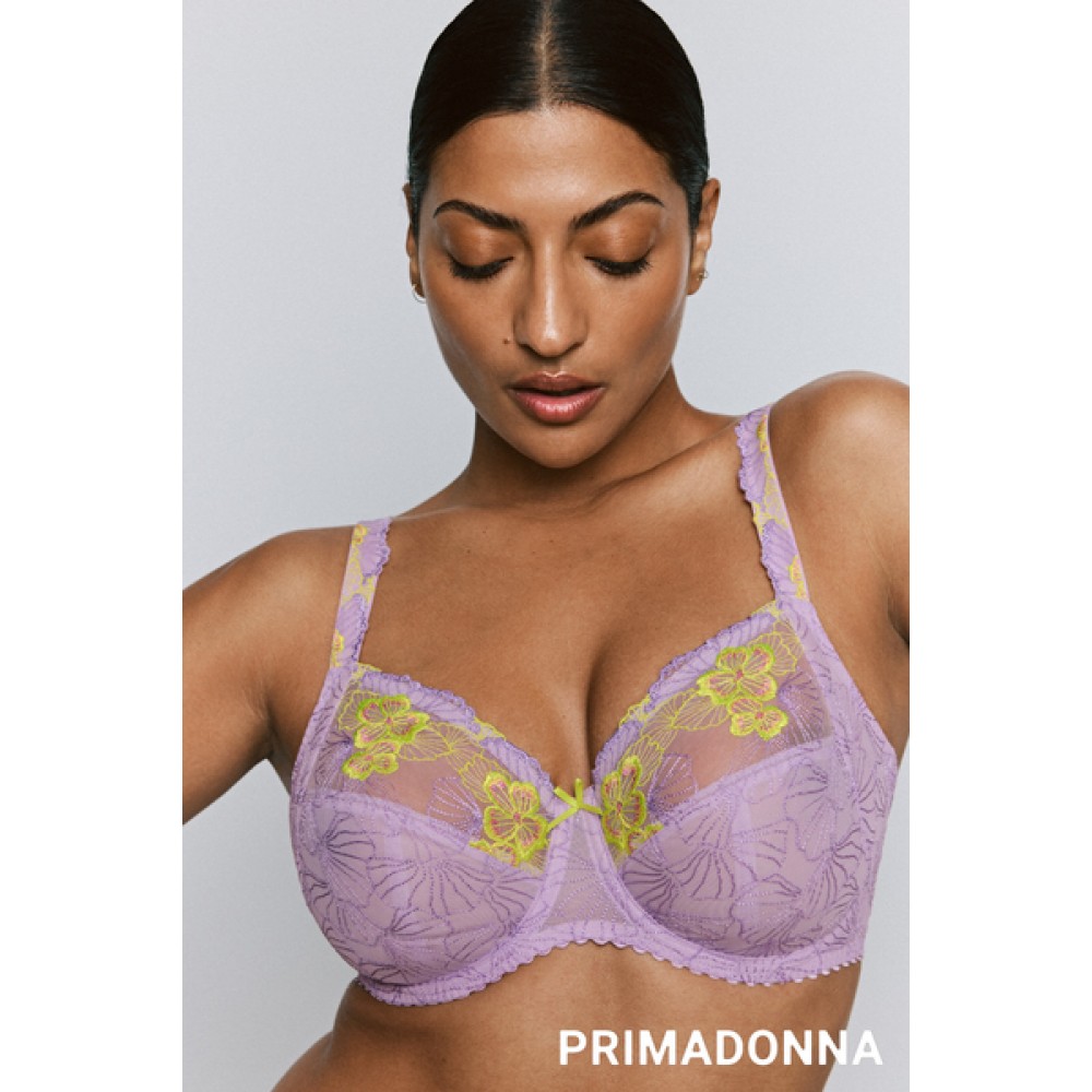 PrimaDonna 0163600-WIA IXIA Wisteria,  Σουτιέν χωρίς επένδυση με μπανέλα για μεγάλο στήθος, ΛΙΛΑ