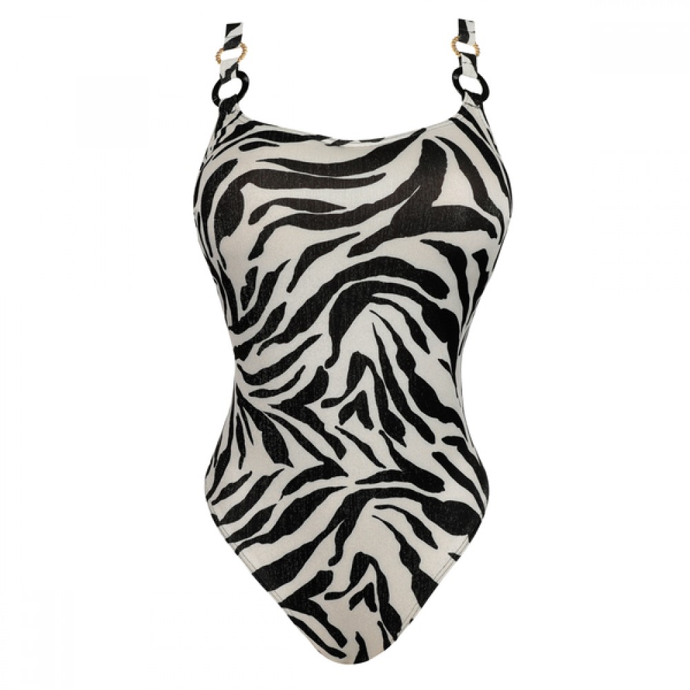 PrimaDonna Dalice 4014138, Γυναικείο Ολόσωμο Μαγιό για μεγάλο στήθος, ANIMAL PRINT