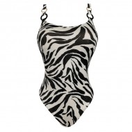 PrimaDonna Dalice 4014138, Γυναικείο Ολόσωμο Μαγιό για μεγάλο στήθος, ANIMAL PRINT