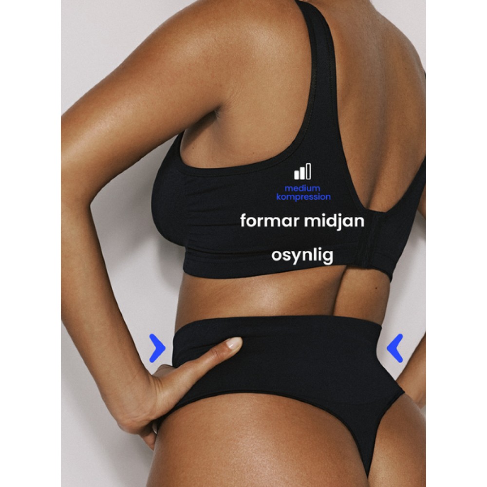 PrimaDonna NUDDA 0163610, Γυναικείο Αθλητικό Bralette χωρίς μπανέλα και ραφές, ΜΑΥΡΟ