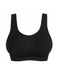 PrimaDonna NUDDA 0163610, Γυναικείο Αθλητικό Bralette χωρίς μπανέλα και ραφές, ΜΑΥΡΟ