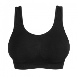 PrimaDonna NUDDA 0163610, Γυναικείο Αθλητικό Bralette χωρίς μπανέλα και ραφές, ΜΑΥΡΟ