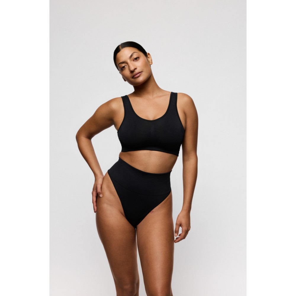 PrimaDonna NUDDA 0163610, Γυναικείο Αθλητικό Bralette χωρίς μπανέλα και ραφές, ΜΑΥΡΟ