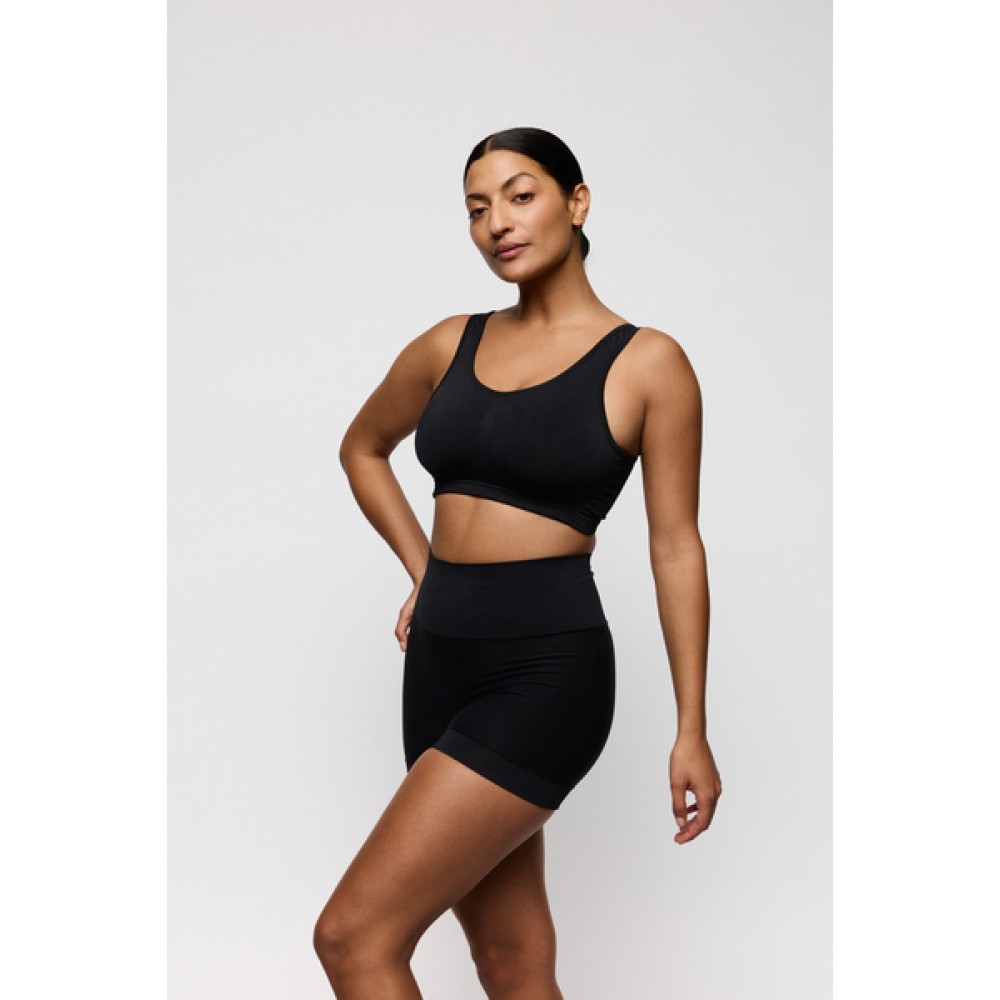 PrimaDonna NUDDA 0163610, Γυναικείο Αθλητικό Bralette χωρίς μπανέλα και ραφές, ΜΑΥΡΟ