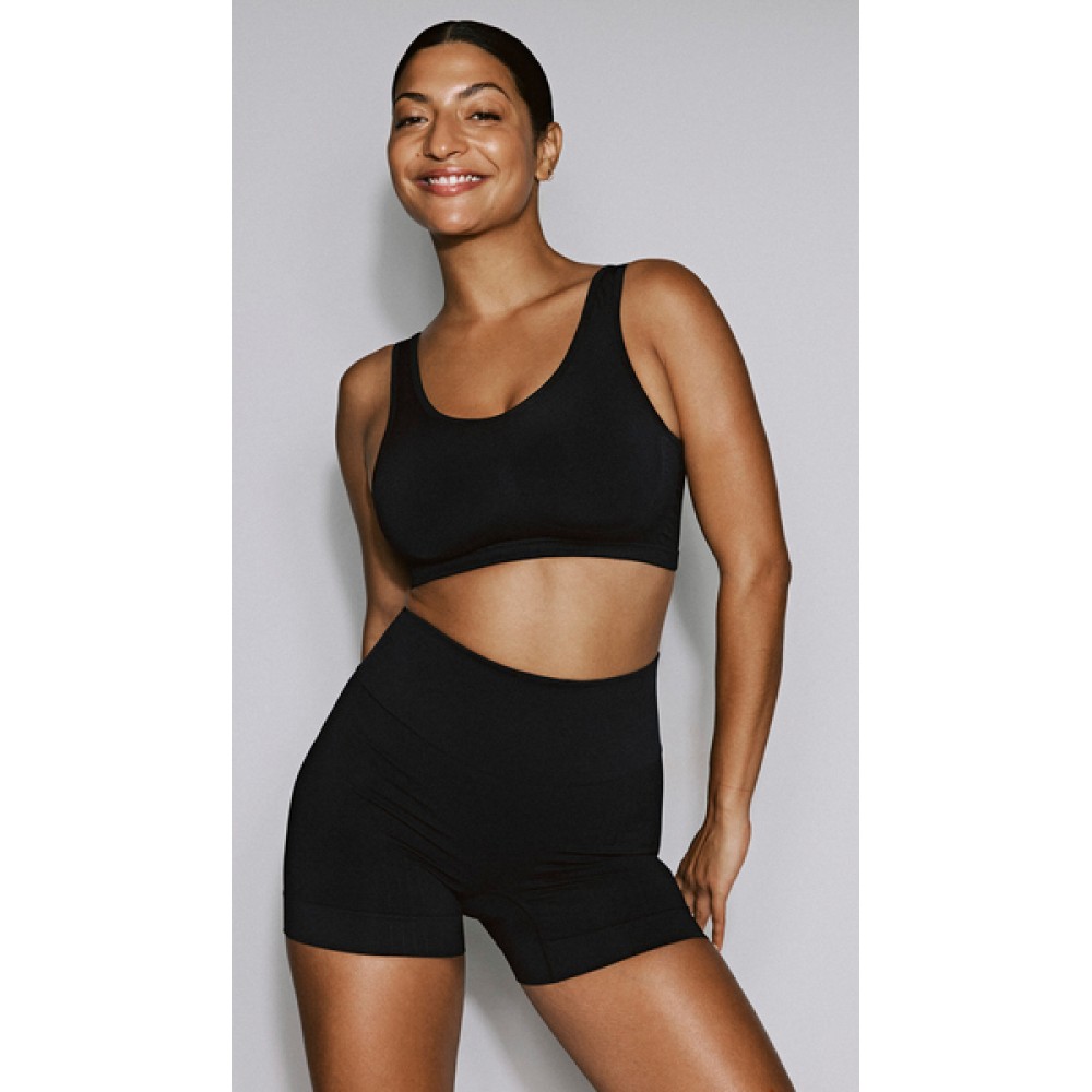 PrimaDonna NUDDA 0163610, Γυναικείο Αθλητικό Bralette χωρίς μπανέλα και ραφές, ΜΑΥΡΟ